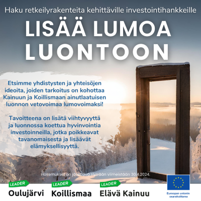 Lisää lumoa luontoon